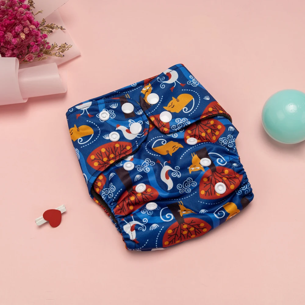 Reusable diapers small soft ecological diapers washable for 0-3 months newborn baby digital print Mommy Novice Necessities - Image 18