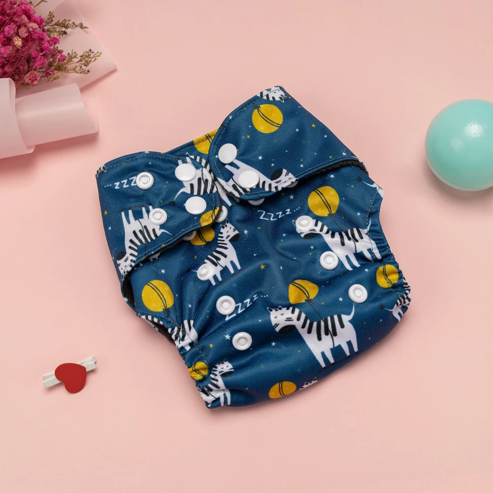 Reusable diapers small soft ecological diapers washable for 0-3 months newborn baby digital print Mommy Novice Necessities - Image 12