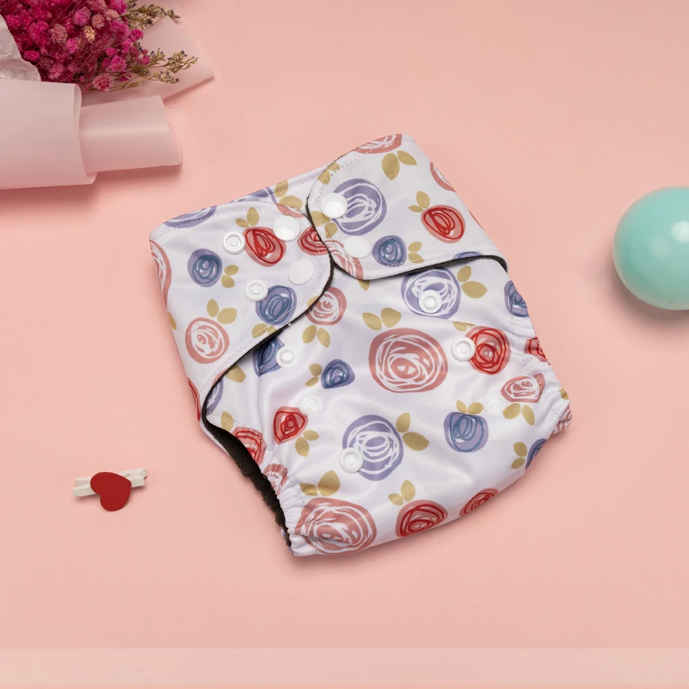 Reusable diapers small soft ecological diapers washable for 0-3 months newborn baby digital print Mommy Novice Necessities - Image 19