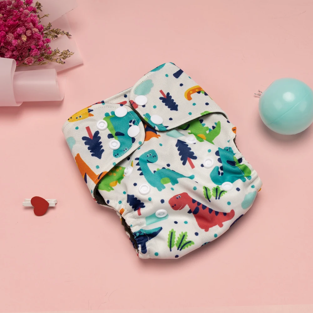 Reusable diapers small soft ecological diapers washable for 0-3 months newborn baby digital print Mommy Novice Necessities - Image 14