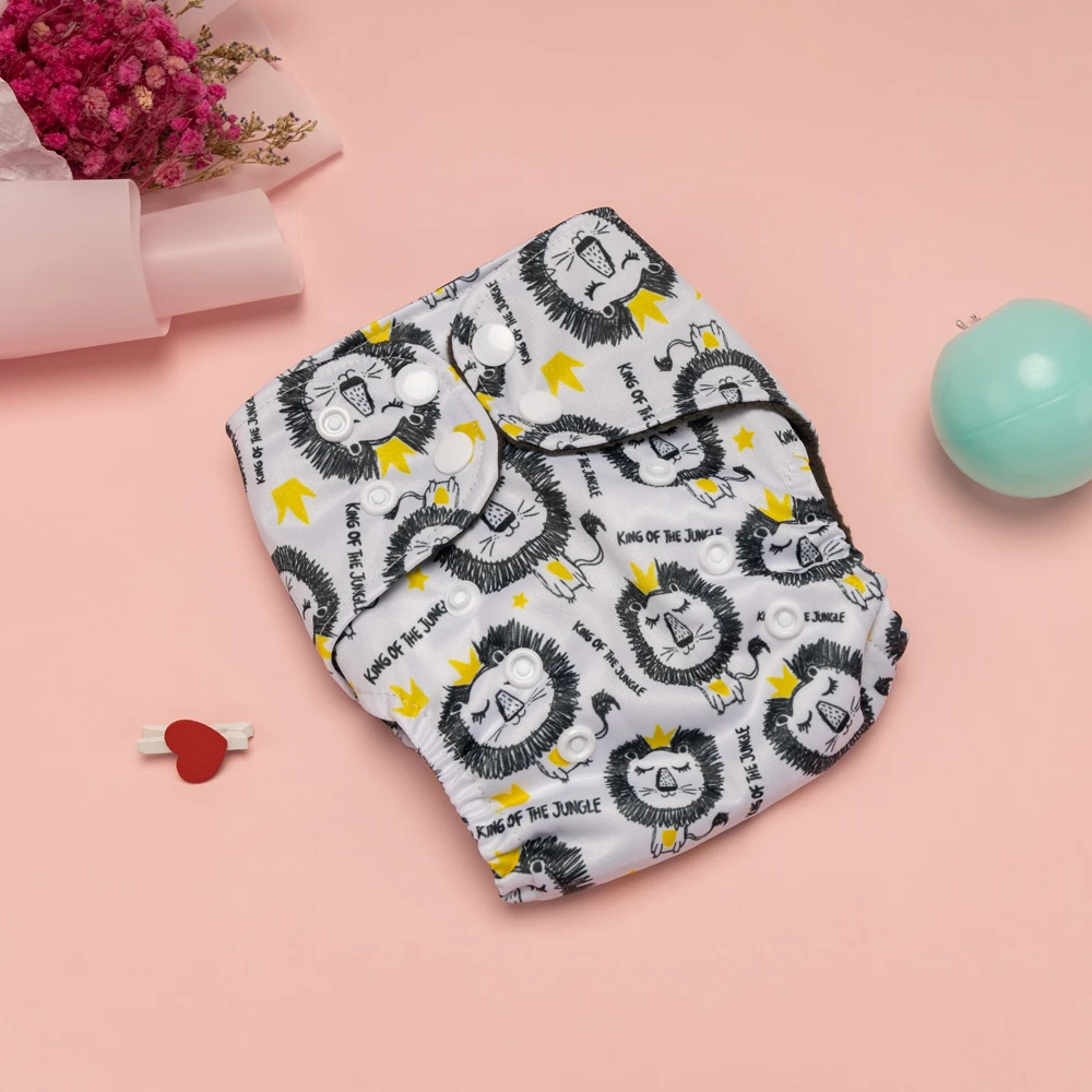 Reusable diapers small soft ecological diapers washable for 0-3 months newborn baby digital print Mommy Novice Necessities - Image 10