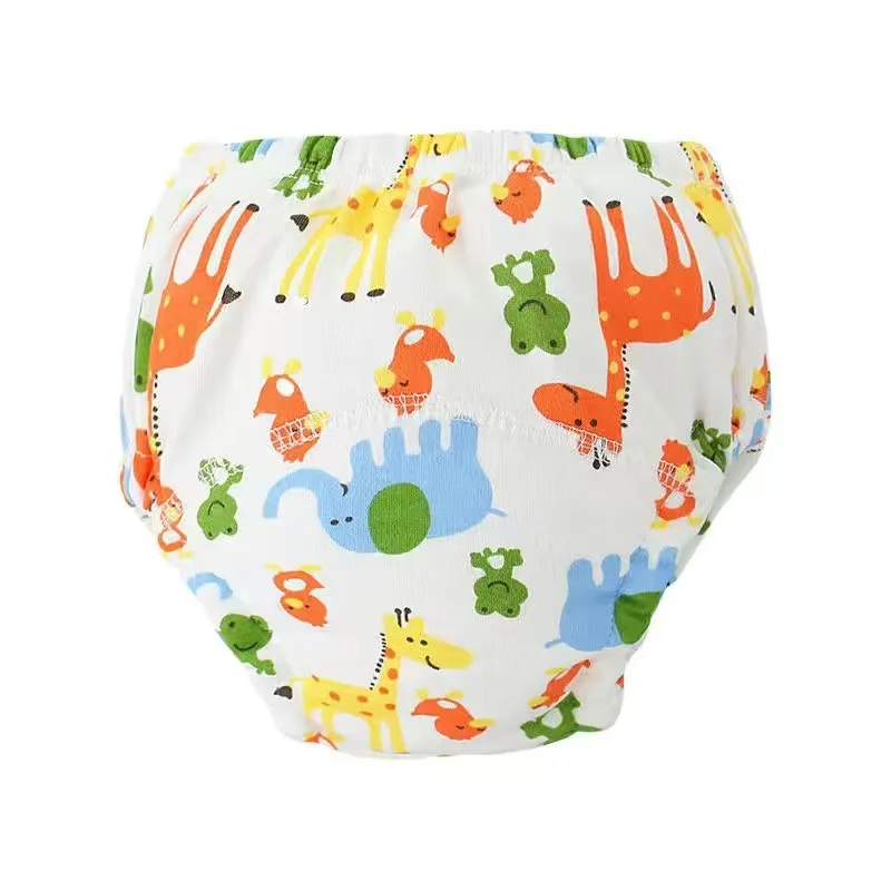 6 Layers Baby Elinfant 2 Size Diapers For Swimming Absorbent Ecological Diapers Reusable Training Panties Happy Flute Newborn - Image 2