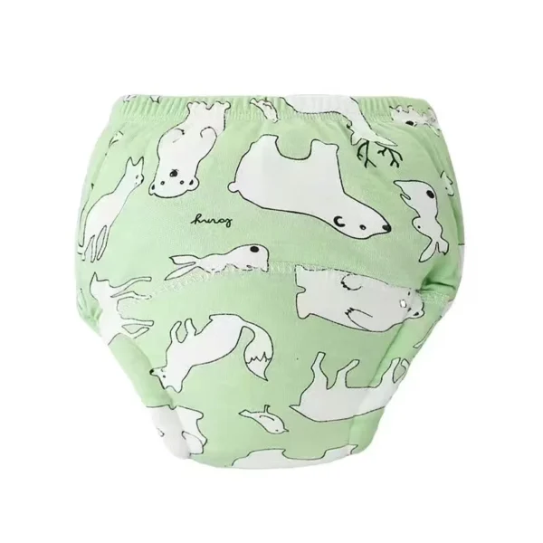 6 Layers Baby Elinfant 2 Size Diapers For Swimming Absorbent Ecological Diapers Reusable Training Panties Happy Flute Newborn