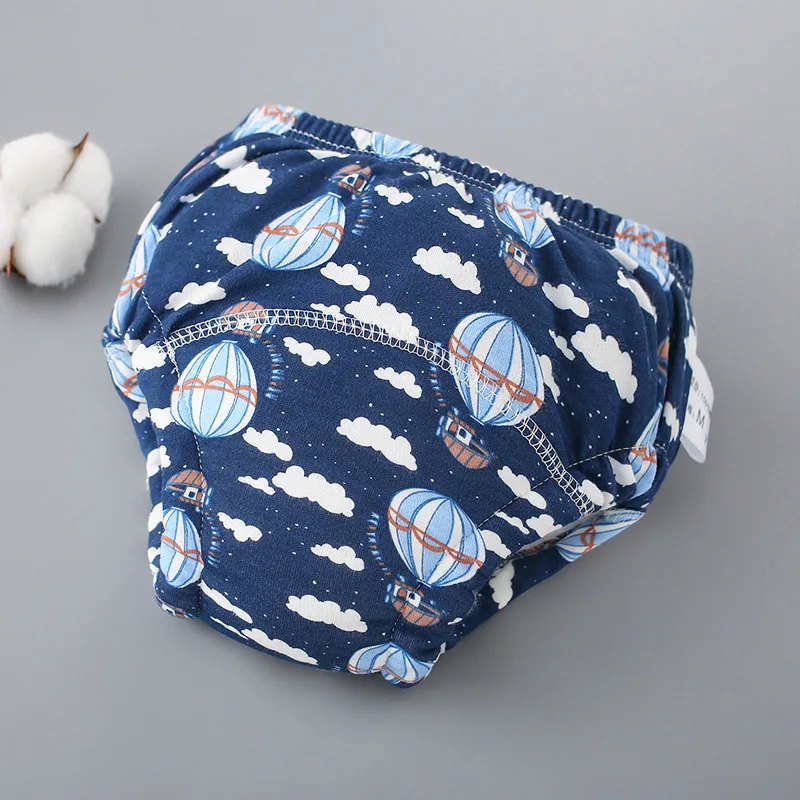 6 Layers Baby Elinfant 2 Size Diapers For Swimming Absorbent Ecological Diapers Reusable Training Panties Happy Flute Newborn - Image 17