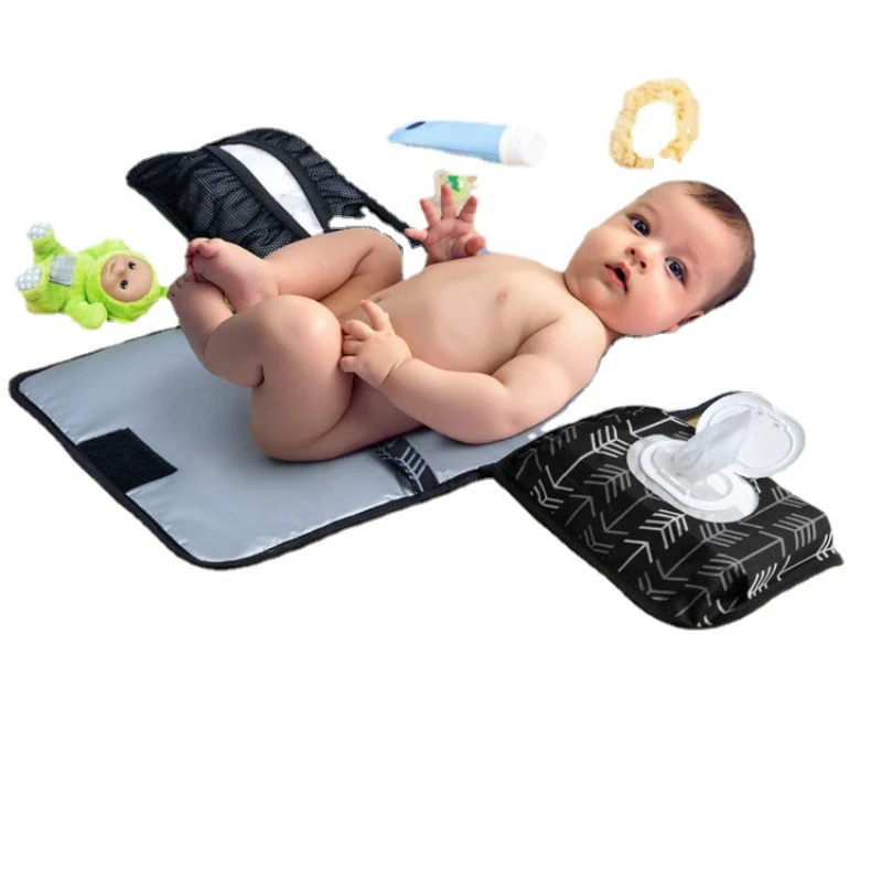 Baby Changing Pad Portable Changing Pad for Baby Diaper Bag or Changing Table Pad. One-Hand Diaper Change Pad. Baby Shower Gifts - Image 4