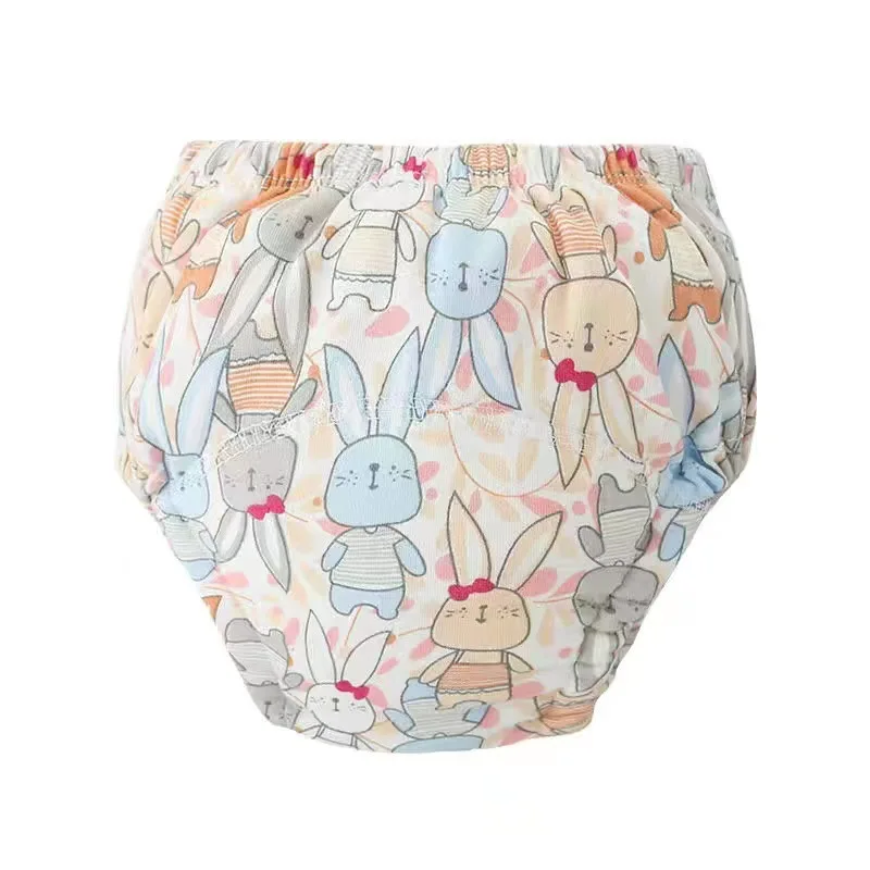 6 Layers Baby Elinfant 2 Size Diapers For Swimming Absorbent Ecological Diapers Reusable Training Panties Happy Flute Newborn - Image 12