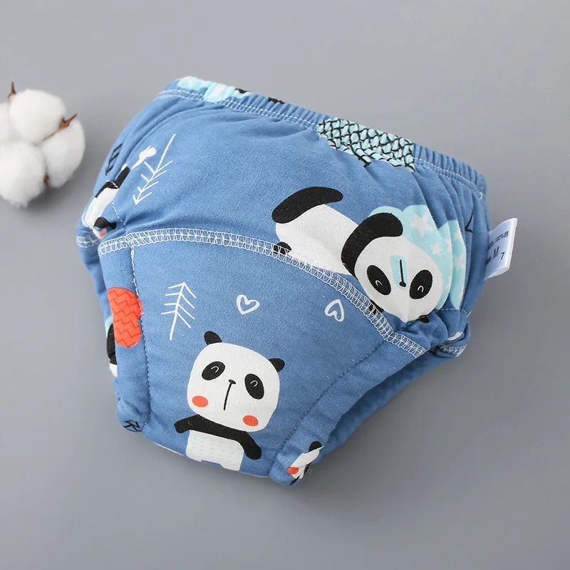 6 Layers Baby Elinfant 2 Size Diapers For Swimming Absorbent Ecological Diapers Reusable Training Panties Happy Flute Newborn - Image 19