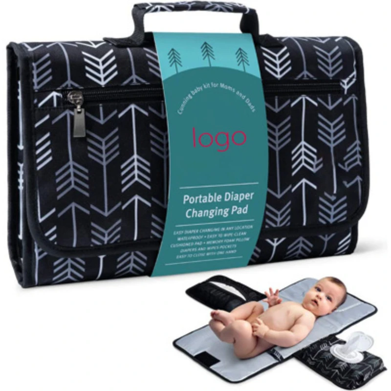 Baby Changing Pad Portable Changing Pad for Baby Diaper Bag or Changing Table Pad. One-Hand Diaper Change Pad. Baby Shower Gifts - Image 5